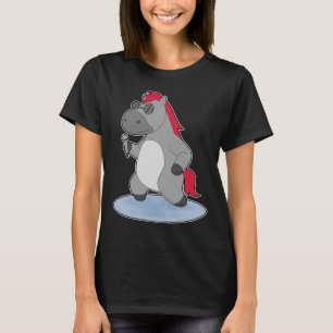 Häst Sångare Mikrofon Sång T Shirt