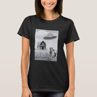 Häst Selfie Alien Skepp Gård Förvirrad Ta En Tripp T Shirt