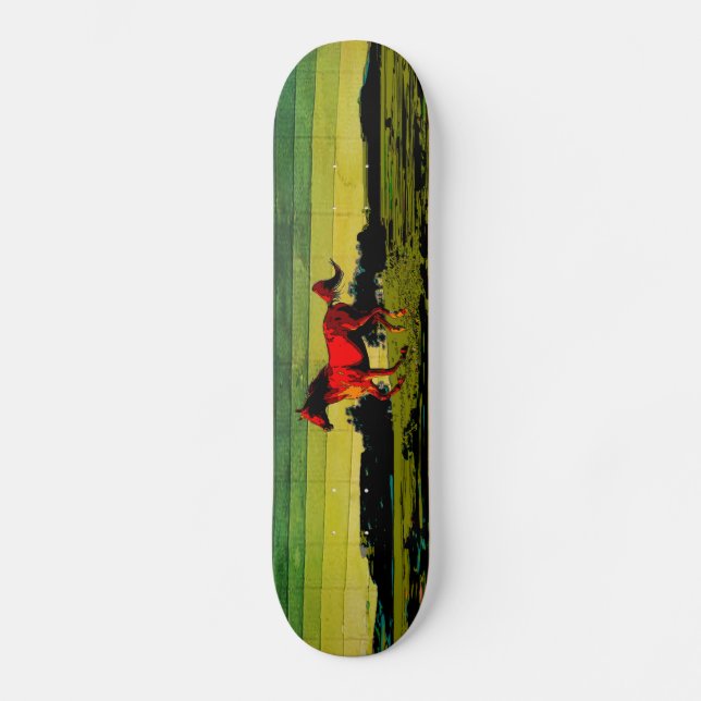 Häst Skateboard Bräda 21,5 Cm (Framsida)