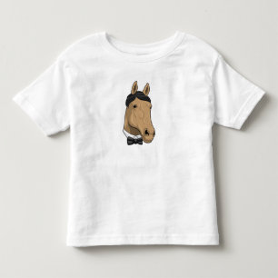 Häst som gentleman med fluga t shirt