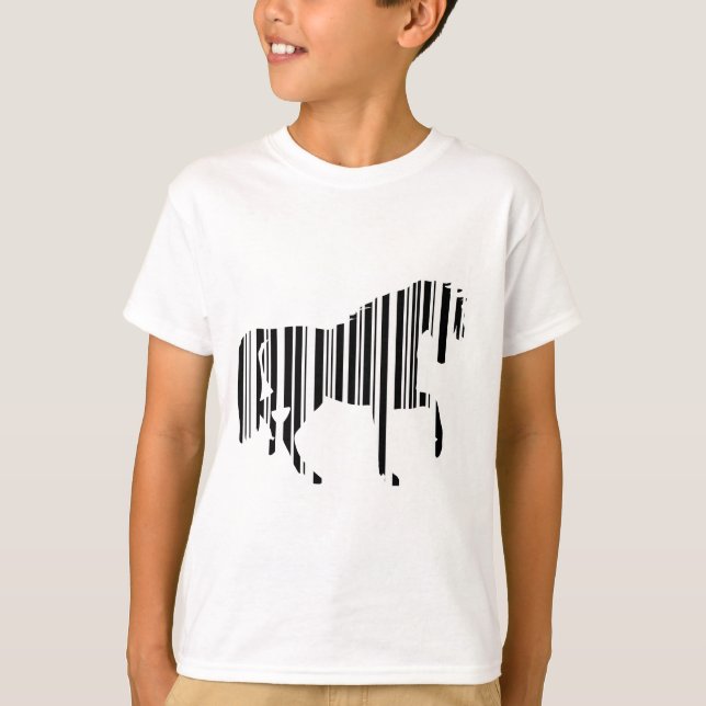 HÄST STreckkod Zebrastreckkod Mönsterdesign Tröja (Framsida)