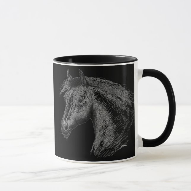 Häst: Svart Mugg (Höger)