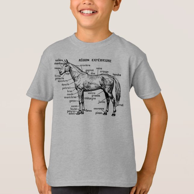 Häst T-shirt (Framsida)