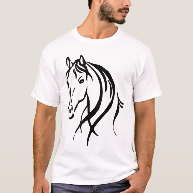 Häst T-shirt (Framsida)