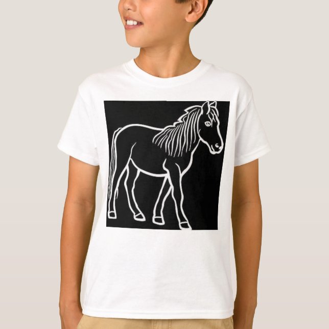 Häst T Shirt (Framsida)