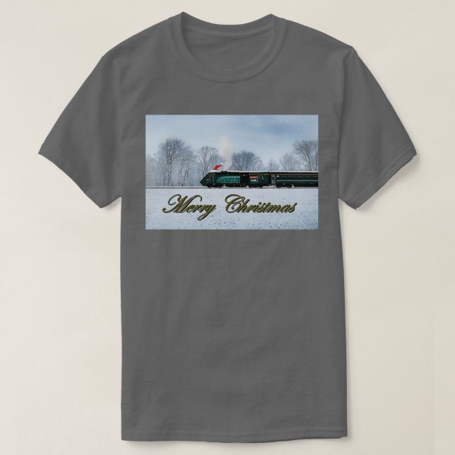 Hast-tåg-julkort T Shirt (Design framsida)