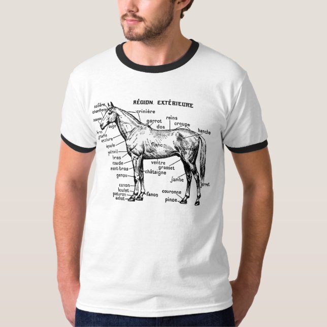Häst Tee Shirt (Framsida)