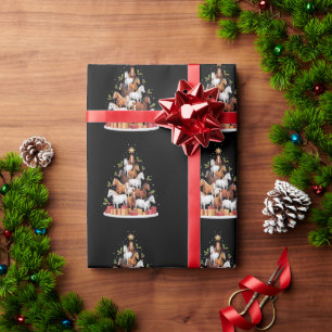 Häst Träd Jul Hästar Jul Presenter Presentpapper