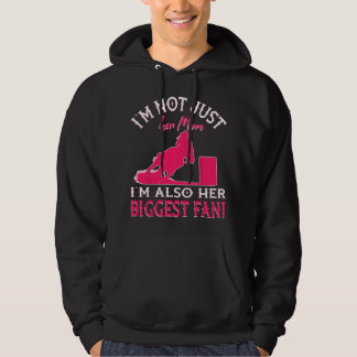 Häst Tunnlöpning Jag är inte bara hennes mamma Rod Hoodie