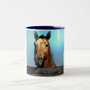 Häst Två-Tonad Mugg