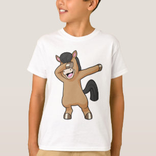 Häst vid Hip hop Dance Dab T Shirt