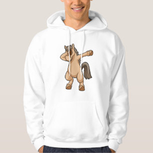 Häst vid Hip Hop-dans Dab Hoodie
