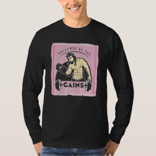 Hästa om de får musklerna Jesus viktupplyft T Shirt