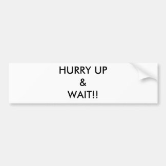 HASTA UPP & VÄNTA!! BILDEKAL