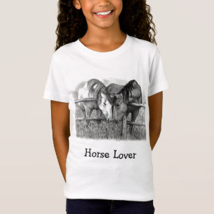 HÄSTÄLSKARE: FLICKA SKJORTA: RITA TEE SHIRT