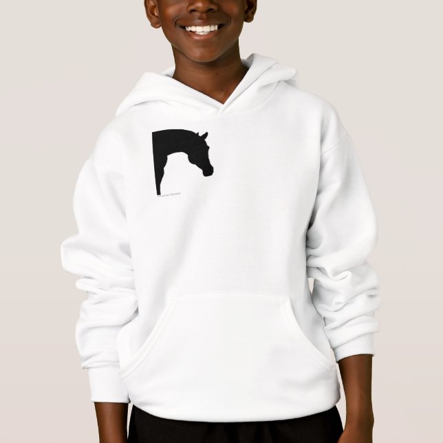 Hästälskare lurar hoodien t shirt (Framsida)
