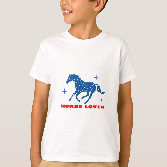 Hästälskare T-shirt (Framsida)