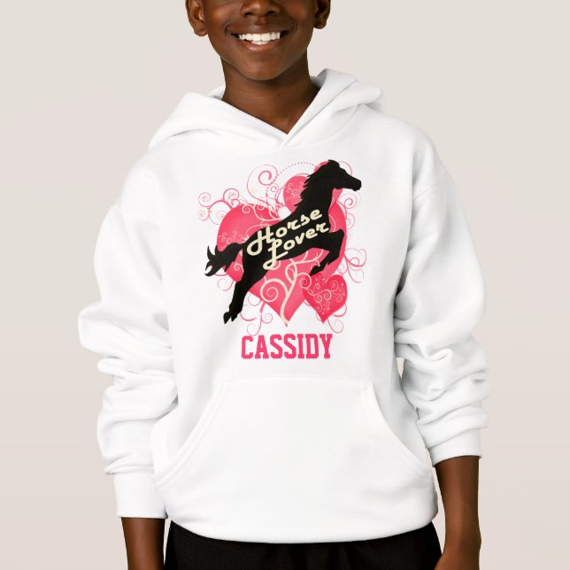 Hästälskarepersonlig Cassidy T Shirt (Framsida)
