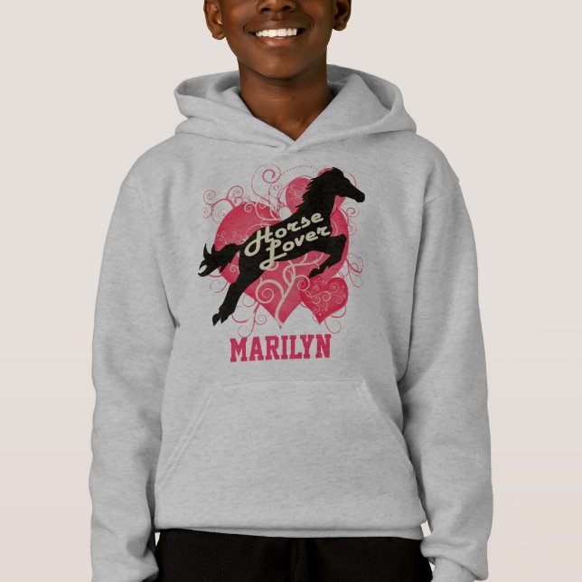 Hästälskarepersonlig Marilyn Tee (Framsida)