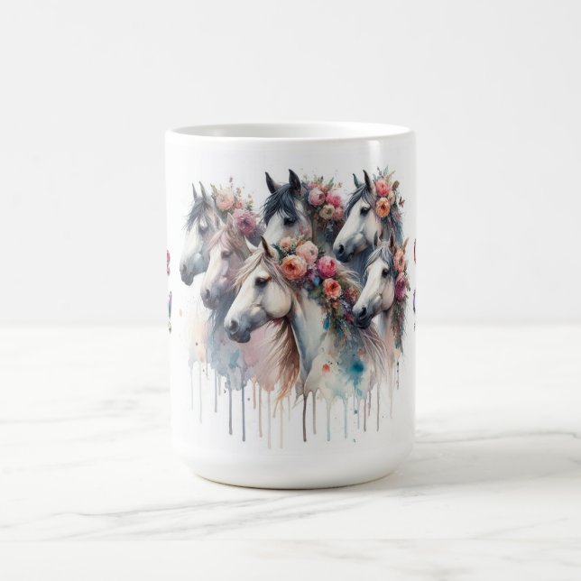 Hästantändare Hästmamma Riding Mug Kaffemugg (Center)