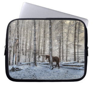Hästar - Amerikanska Westerna tema Laptop Sleeve