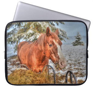 Hästar - Amerikanska Westerna tema Laptop Sleeve
