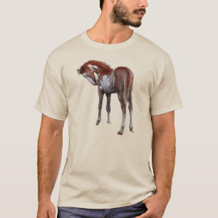 Hästar - Amerikanska Westerna tema T Shirt