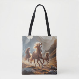 Hästar Bild Totebag Tygkasse