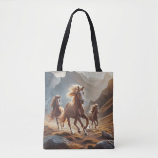 Hästar Bild Totebag Tygkasse