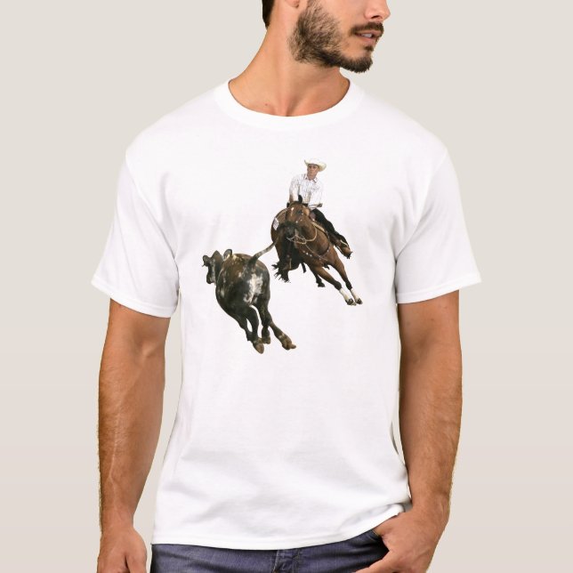 Hästar - bita häst t-shirt (Framsida)