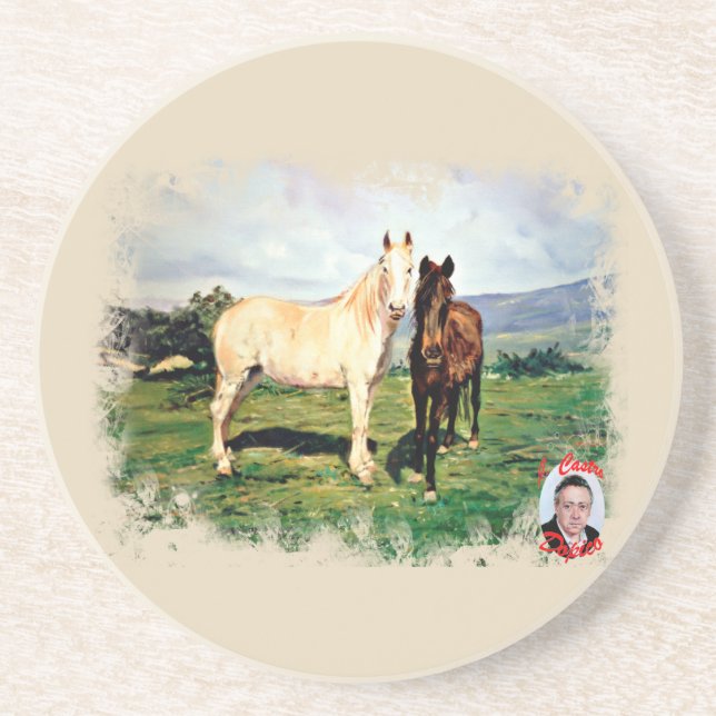 Hästar/Cabalos/Horses Underlägg (Framsidan)