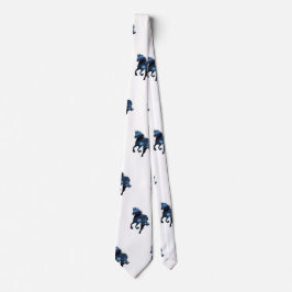 Hästar , Elegant Tie Blue  Häst Slips