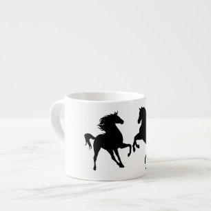 Hästar Familjen Espresso Kopp Espressomugg