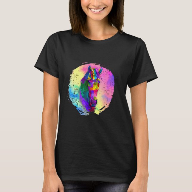  hästar från hästdjur t shirt (Framsida)