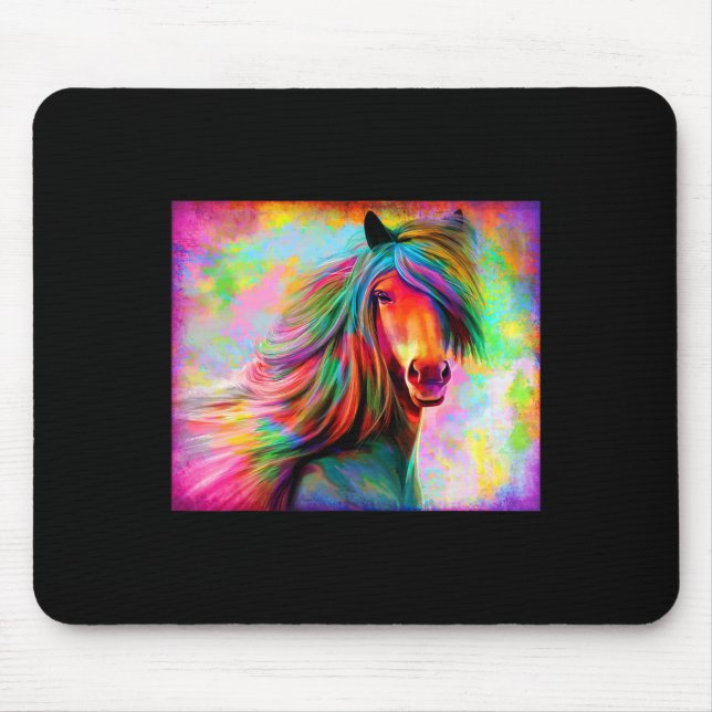  hästar,  hästar, flöde musmatta (Framsidan)