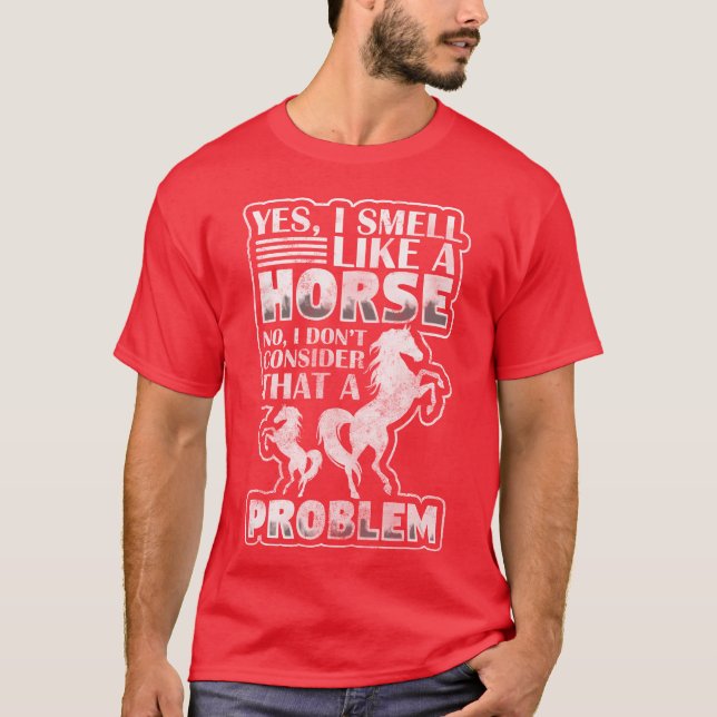 Hästar Horse Lover Mustang Riding Stables Boy T Shirt (Framsida)