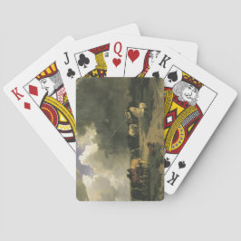 Hästar i en regnstorm (häst) casinokort