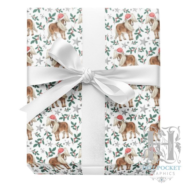 Hästar julklappspapper presentpapper (Skapare uppladdad)