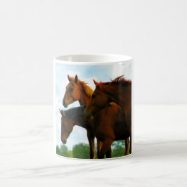 Hästar Kaffemugg