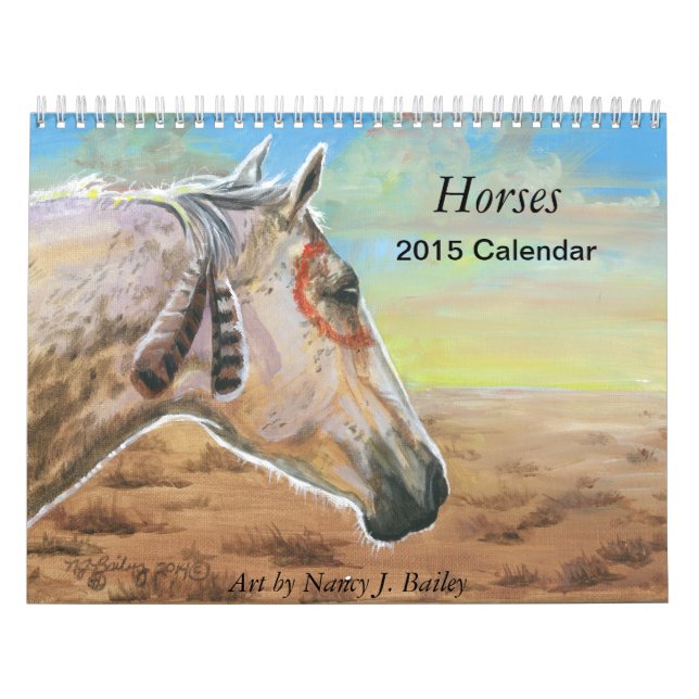 Hästar - kalender 2015 (Omslag)