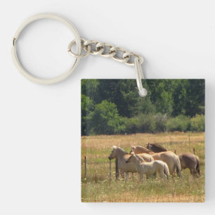 Hästar Keychain