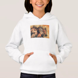 Hästar Konstnärlig vattenfärgsfärgning, dekorativ T Shirt