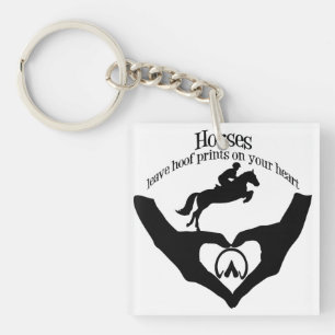 Hästar Lämnar hoof Prints på hjärtat
