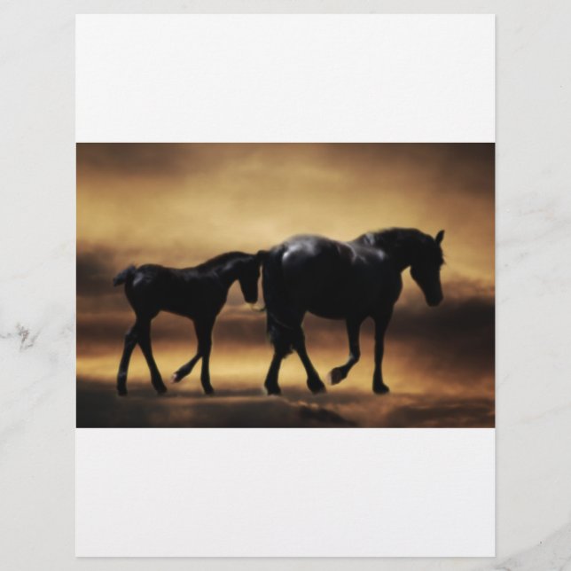 Hästar mamma och I (Framsida)