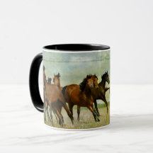 Hästar Mugg, Equestrian-Théed Coffee Kopp