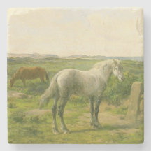 Hästar nära havet (av Rosa Bonheur)