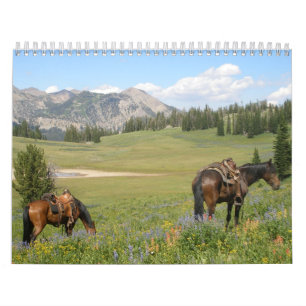 Hästar och Cowboys Kalender