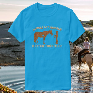 Hästar och människor, bättre tillsammans Cowgirl T Shirt