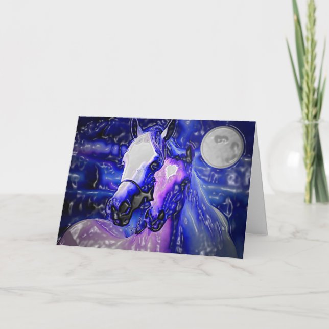 Hästar och natt kort (Framsida)