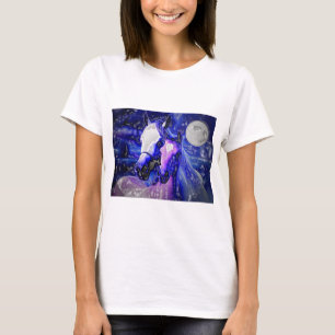 Hästar och natt tee shirt